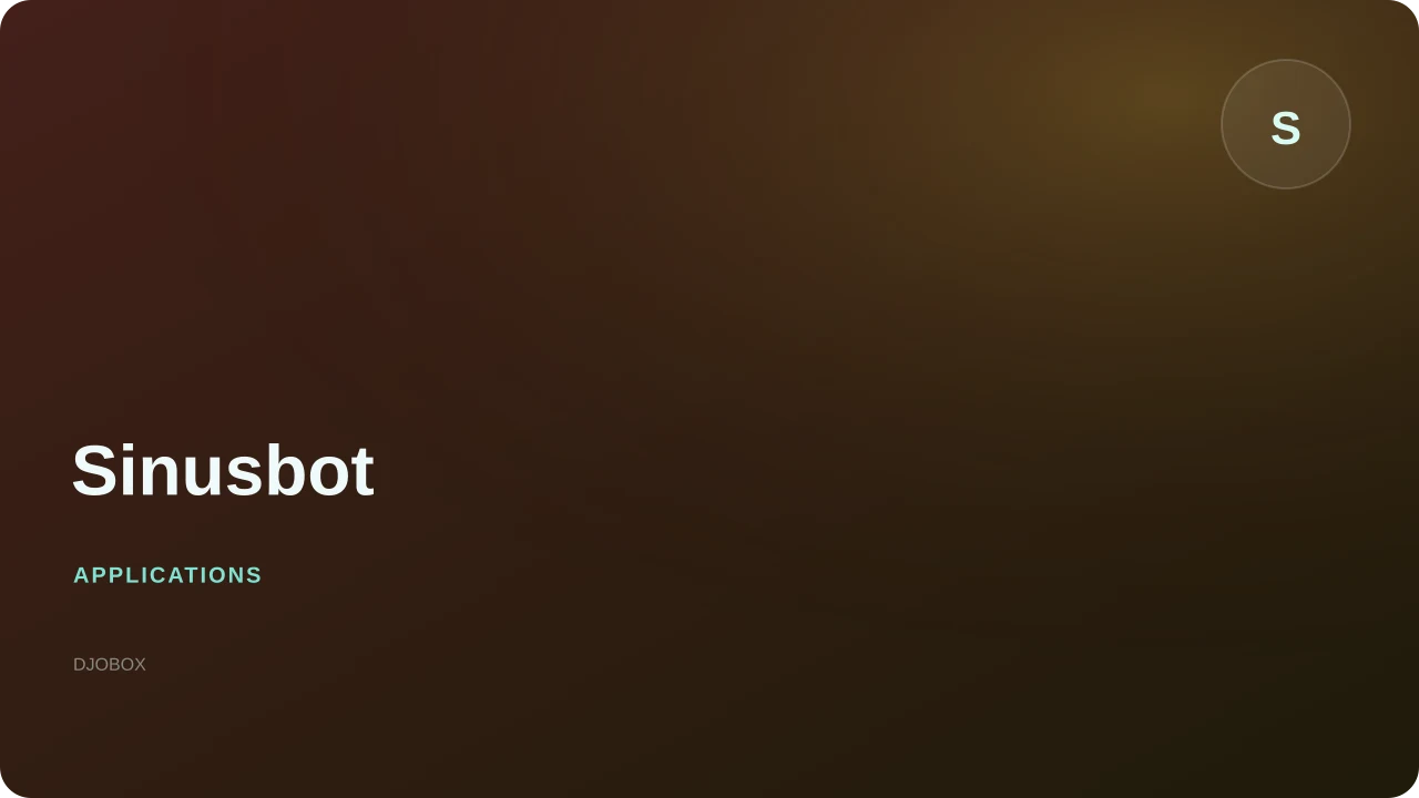 Sinusbot sur DJOBOX